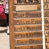 Lunch menu.